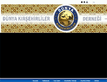 Tablet Screenshot of kirsehirlilerdernegi.com